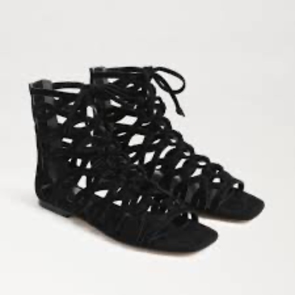 Sam Edelman Shoes - Sam Edelman Lara Gladiator Sandal Suede Black size 7